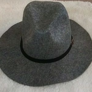 Grey & Black Fedora